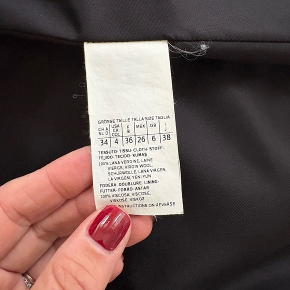 MaxMara Women's Black Pea Coat - Picture 8 of 15